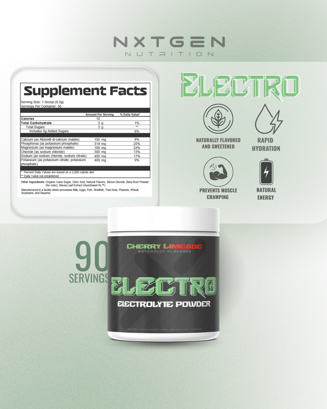 Electro: Performance Electrolytes (50 Servings)