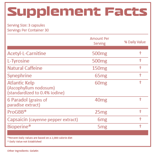 MetaboBurn: Stimulant Thermogenic