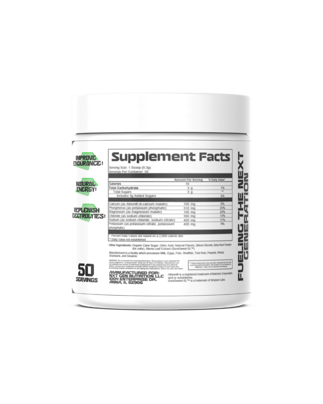 Electro: Performance Electrolytes (50 Servings)