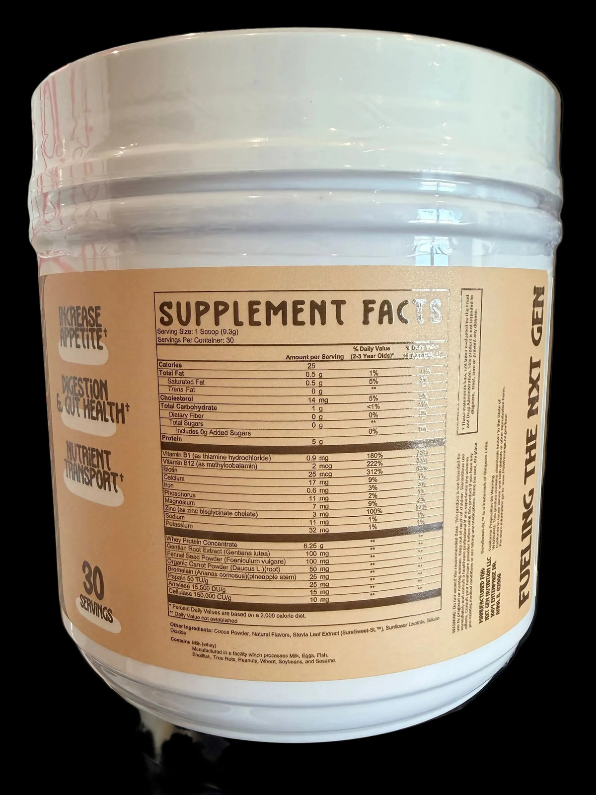 Growth Spurt: Appetite Accelerant