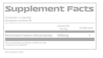 Creatine Monohydrate     (90 Servings)