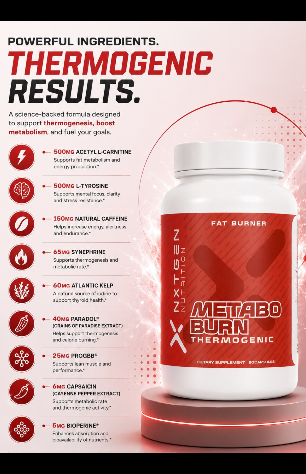 MetaboBurn: Stimulant Thermogenic